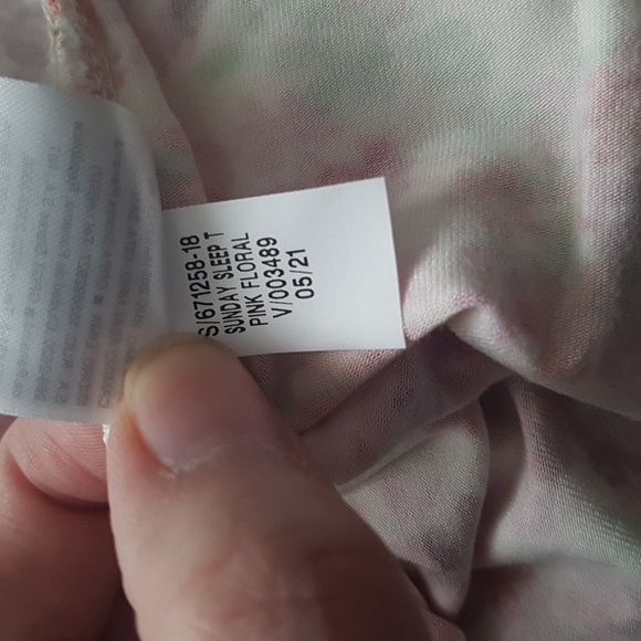 Old Navy Sunday Sleep Floral Comfy Tank Women's Size L - Picture 9 of 10